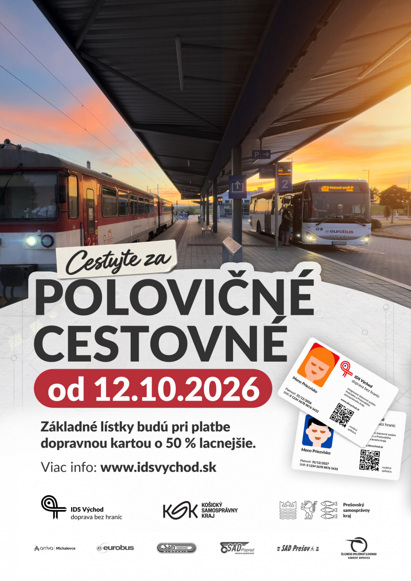 Fotka - Polovičné cestovné
